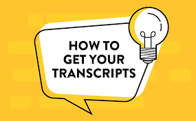 Thought bubble about transcript