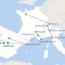 Map of trip route