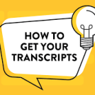 Thought bubble about transcript