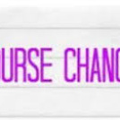 word course change